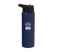 King Greg Crown - Nome personalizzato Compleanno #1 Vincitore Stainless Steel Insulated Water Bottle