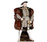 King Henry VIII The Tudor King Lifesize Cartone Ritaglio/Stand-Up/IN Piedi