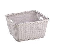 King Home C1567098/B Cesta Joy in Vimini Sintetico, Bianco