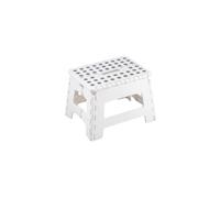King Home Sgabello Pieghevole Clic-Clac colore BIANCO S1407115/B