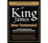 King James New Testament - Diligently Compared and Revised: Verse-by-Verse • GIANT Print • 14PT Clarity Font • KJV Historic Edition