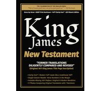 King James New Testament - Diligently Compared and Revised: Verse-by-Verse • GIANT Print Hardcover • 14PT Clarity Font • KJV Historic Edition