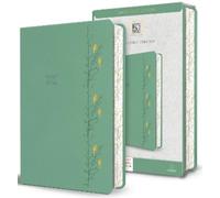 Holy Bible: King James Version, Green With Birds, Faux Leather, Large Print, Medium Format, With Ribbon Marker, Red Letter