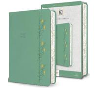 Holy Bible: King James Version, Green With Birds, Faux Leather, Large Print, Medium Format, With Ribbon Marker, Red Letter