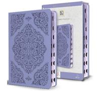 King James Vers KJV Holy Bible, Large Print Medium Format, Lavender (Tascabile)