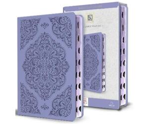 King James Vers KJV Holy Bible, Large Print Medium Format, Lavender (Tascabile)