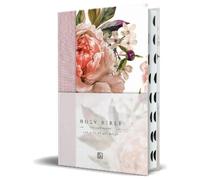 Holy Bible: King James Version, Pink, Cloth Hardcover, Large Print, Medium Format, With Thumb Index and Ribbon Marker, Red Letter