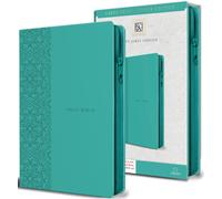 King James Version (KJV) Holy Bible Large Print, Handy Size, Aquama (Tascabile)