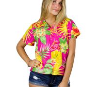 King Kameha Camicia da donna 'Pineapple' rosa Donna - Abbigliamento - Taglie comode - Camicie e tuniche - Camicette e top King Kameha L