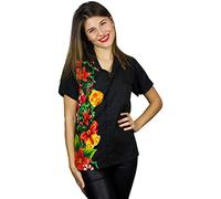 King Kameha Funky Camicetta Hawaiana, Christmas Wedding, Black, 2XL