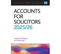 King Kempton Accounts for Solicitors 2025/26 (Tascabile)