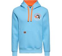 King Kerosin Bubble Gum, felpa con cappuccio XL male Azzurro/Arancione
