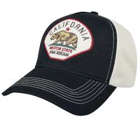 King Kerosin California Denim Trucker cap Unisex Cappello Blu Scuro 100% Cotone