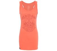 King Kerosin Camicia femminile Life is Hard Longt op Grape L Rosso