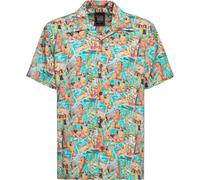 King Kerosin Camicia hawaiana KKU25005 Blu XL Blu