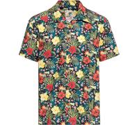 King Kerosin Camicia hawaiana S Nero
