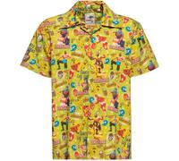 King Kerosin Camicia hawaiana tropicale Aop "Lucha Libre" KKU45061 M Multicolore