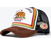 King Kerosin Cappellino da camionista California Einheitsgröße Bianco