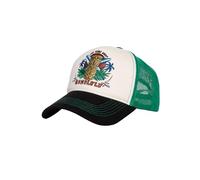 King Kerosin Cappellino da uomo | Cappellino a rete | Honolulu | Hawaii | Tiki | Ricamo | Stitching | Retro | Vintage | Tropical | Snapback | Surfer| Berretto Honolulu, beige., Taglia unica