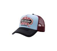 King Kerosin Cappellino da uomo con ricamo umoristico Wish You were Beer
