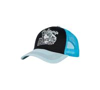 King Kerosin Cappellino da uomo per camionista, in rete, colore blu, vintage, Ace Racer, moto, 60S, Blu, Taglia unica