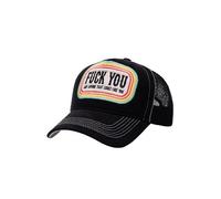 King Kerosin Cappellino Trucker - F You, Nero , Taglia unica