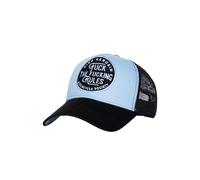 King Kerosin Cappellino Trucker Fuck The Fucking Rules, Azzurro, Taglia unica