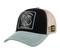 King Kerosin Cappellino Trucker Unleash SpiritKerosin Taglia Unica - Nero-Blu