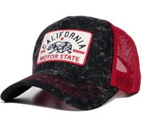 King Kerosin Cappello da camionista "Motor State" KKU4C015 Einheitsgröße Nero