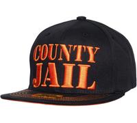 King Kerosin Cappello snapback "County Jail" KKU4C033 Einheitsgröße Nero