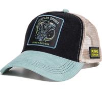 King Kerosin Cappello Trucker Cord "Unleash Spirit" KKI4C060 Einheitsgröße Nero