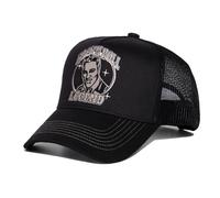 King Kerosin Cappello Trucker "Rockn Roll Legend" KKI4C053 Einheitsgröße Nero