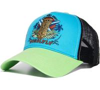 King Kerosin Cappello Vintage Trucker "Honolulu" KKU4C009 Einheitsgröße Verde