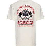 King Kerosin Dragstrip, maglietta M male Bianco/Rosso/Nero