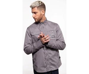 King Kerosin El Caballero Adventure camicia, grigio, taglia S per maschi