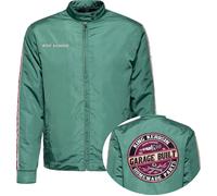 King Kerosin Garage Built, giacca in tessuto L male Verde/Rosso/Beige