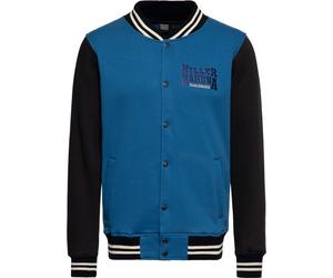 King Kerosin Giacca felpata college "Killer Kahuna" KKI34003 XXL Blu