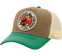 King Kerosin KKU6C001 Cappellino Snap Back Trucker Kapi Regolabile Green/Brown