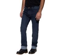 King Kerosin Kustombuilt Motor Gear Pantaloni tessili da moto, blu, taglia 32 per maschi