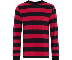 King Kerosin Longsleeve made of stripesjersey KK210052 Red L Rosso