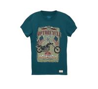 King Kerosin Maglietta Born To Be Free Blu S Blu
