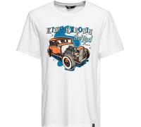 King Kerosin Maglietta Classic "Hot Rod" KKU41067 3XL Bianco