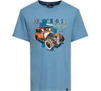 King Kerosin Maglietta Classic "Hot Rod" KKU41067 S Blu