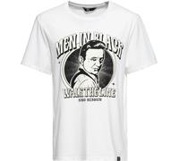 King Kerosin Maglietta classica Fp "Man In Black" KKI41051 L Bianco