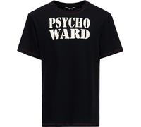 King Kerosin Maglietta Concon cuciture a contrasto "Psycho Ward" KKI41067 L Nero