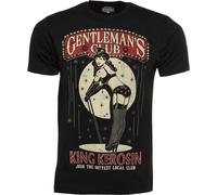 King Kerosin Maglietta Gentleman's Club nera S Nero