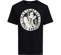 King Kerosin Maglietta Man in Black Nero Nero M Nero