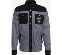 King Kerosin Motor Service Speedshop Workwear Camicia, nero-grigio, taglia 3XL per maschi