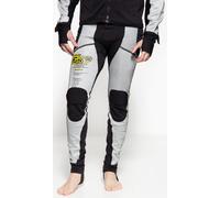 King Kerosin Motorgear Underpant Pantaloni protettori, nero-grigio, taglia L