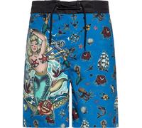 King Kerosin Pantaloncini da bagno alla marinara M Blu